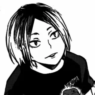 🖇 ff28603b Kenma Kozume Haikyuu!! NEKOMA Anime, Kenma, Nekoma, Haikyu!! whatsapp sticker