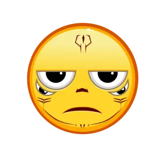 😒 220229ad 表情符号, 脸, 黄色, 表情, 外星人, 不开心, 无聊 telegram sticker