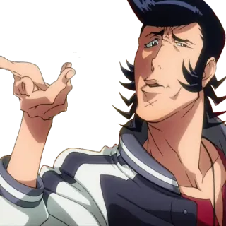 ⁉ 089353ab Dandy Space Dandy Аниме, Космос, Денди, Персонаж, Смешной whatsapp sticker