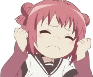 😠 c6a4c344 Аниме, Злой, Разочарованный, Мультфильм whatsapp sticker