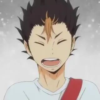 🏐 0749eb34 Nishinoya Yu Haikyuu!! anime, haikyuu, nishinoya, yu, aufkleber, cartoon whatsapp sticker