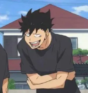 🏐 0b2c2c31 Tetsurō Kuroo Haikyu!! Anime, Haikyuu, Tetsuro Kuroo, Manga, Volleyball whatsapp sticker