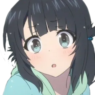 😳 f87619be Аниме, Милый, Девушка, Мультфильм, Персонаж telegram sticker