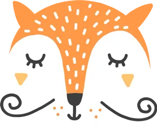🐕 e17b0ed5 cartoon, animal, cute, kawaii, fox, sticker whatsapp sticker