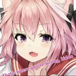 😤 851d9f4a That's where you're wrong, kiddo 动漫, 可爱, 漫画, 卡通, 角色, 表情包 telegram sticker