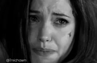 ➰ 915b6003 @Tnrichawm triste, piangere, donna, lacrime, turbata, emotivo telegram sticker