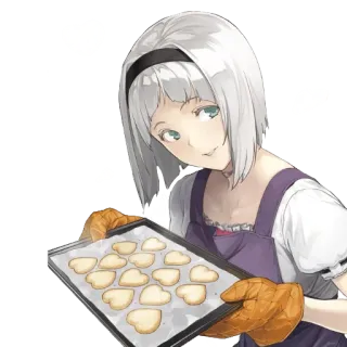 Anna from Shimoneta whatsapp stickers