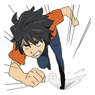 😶 6efb63fb อนิเมะ, ผู้ชาย, การ์ตูน, วิ่ง, แอคชั่น, ตัวละคร, เด็กผู้ชาย telegram sticker
