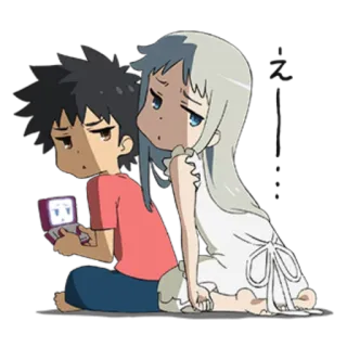 😯 d6d024c8 え อนิเมะ, การ์ตูน, เศร้า, ผู้หญิง, ผู้ชาย telegram sticker