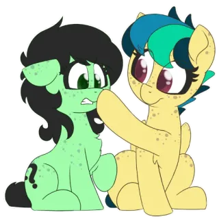 👊 16406570 Ngựa Pony, Hoạt hình, Tình bạn, Dễ thương, Động vật, Nghệ thuật telegram sticker