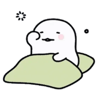 💬 67970cc9 cute, cartoon, kawaii, blanket, sleepy, winter whatsapp sticker