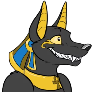 Anubis by Korrok telegram stickers