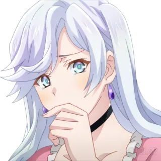 🤔 33846190 Anime, Stiker, Kartun, Lucu, Gadis telegram sticker