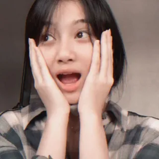 🎀 9471ab94 женщина, взволнована, сюрприз, эмоция, девушка, портрет, счастлива telegram sticker