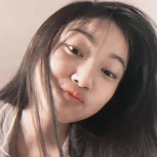 🎀 cd959b8b женщина, селфи, портрет, лицо, девушка telegram sticker