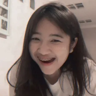 🎀 cfafff23 женщина, азиатка, улыбается, портрет, девушка, лицо telegram sticker