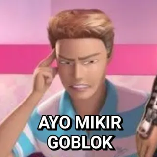 🤮 2a968d2e AYO MIKIR
GOBLOK ken doll, meme, funny, think, goblog telegram sticker
