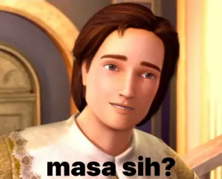 🤮 854e6021 masa sih? meme, funny, expression, character, animated telegram sticker