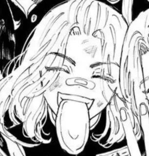 😊 6ba65d95 Anime, Manga, Zunge, Charakter whatsapp sticker