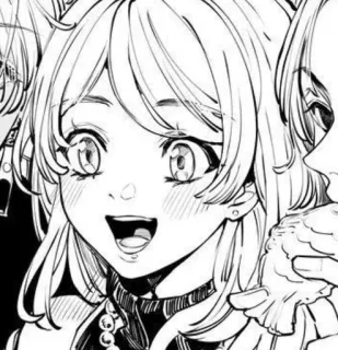 ☺️ 9b6d68cd Anime, Manga, Mädchen, Charakter, Illustration, Schwarzweiß, Kunst whatsapp sticker