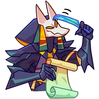 chpic.su • @Premium_Emojis_Telegram | Анубис-Инпу whatsapp stickers