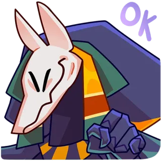 👌 dce5871c OK animal, masque, personnage telegram sticker