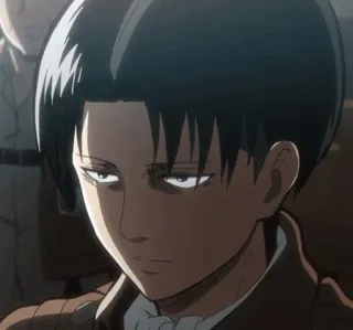🧚‍♀ bb9e7005 Levi Ackerman Attack on Titan anime, character, levi, attack on titan, manga telegram sticker
