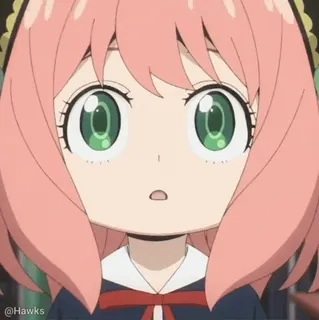 ⭐ 52ec1322 Anya Forger Spy x Family Anime, Personaje, Spy x Family, Anya Forger telegram sticker