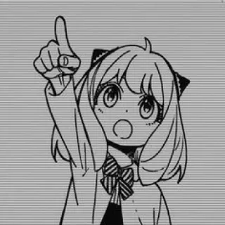 🥜 3565e0eb Anya Forger Spy x Family Anime, Manga, Spy x Family, Anya Forger, Cartoon, Illustratie telegram sticker