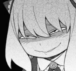 🥜 c7f53ab9 Anya Forger Spy × Family Anime, zelfgenoegzaam, meisje, schattig, Anya, Spy Family, Manga telegram sticker