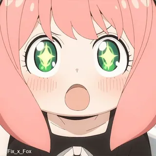 Anya Forger p2 @fix_x_fox telegram stickers