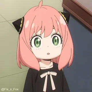 ❌ a71cd880 Anya Forger Spy x Family 애니메이션, 아이, 귀여운, 스파이 패밀리, 아냐 telegram sticker