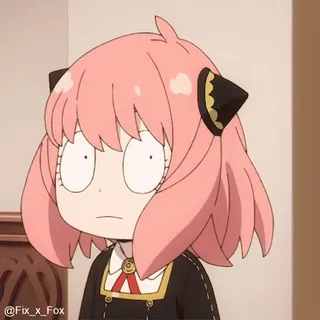 ❌ becd01ca Anya Forger Spy x Family 아냐, 애니메이션, 스파이 패밀리, 포저, 귀여운, 만화 telegram sticker