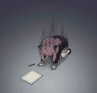 😰 acb89800 Anya Forger Spy x Family Anya, Spy x Family, Anime, Manga, Słodkie, Smutne, Rysunek, Kreskówka telegram sticker