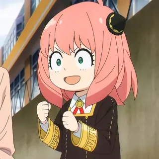 🙂 04e4ddca Anya Forger Spy x Family Аниме, Мультфильм, Spy x Family, Аня Форджер, Милая, Девушка telegram sticker