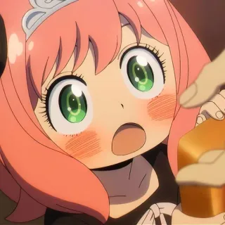 🙂 0a0b5180 Anya Forger Spy x Family Аниме, Spy x Family, Аня Форджер, Мультфильм, Кавай telegram sticker