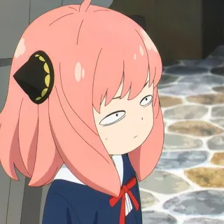 🙂 35b10037 Anya Forger Spy x Family Аниме, Аня, Spy x Family, Персонаж, Фанатское творчество telegram sticker