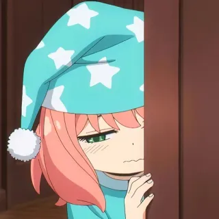 🙂 387f5208 Anya Forger Spy x Family аниме, милый, девушка, мультфильм, spy x family, аня, форджер telegram sticker