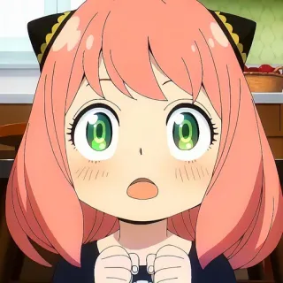 🙂 529f0bf6 Anya Forger Spy x Family Аниме, Персонаж, Spy x Family, Аня Форджер, Мультфильм telegram sticker