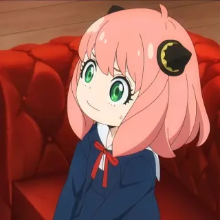 🙂 5324323b Anya Forger Spy x Family Аниме, Spy x Family, Аня, Аня Форджер, Милая, Девушка telegram sticker