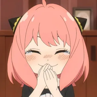 🙂 5db4942e Anya Forger Spy x Family Аниме, Мультфильм, Персонаж, Spy x Family, Аня Форджер telegram sticker