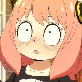 🙂 9b092957 Anya Forger Spy x Family Аниме, Spy x Family, Аня, Аня Форджер, Мультфильм, Милый telegram sticker