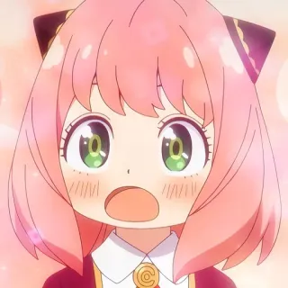 🙂 e3ba13f1 Anya Forger Spy × Family Аниме, Spy x Family, Аня Форджер, Милый, Мультфильм, Манга telegram sticker