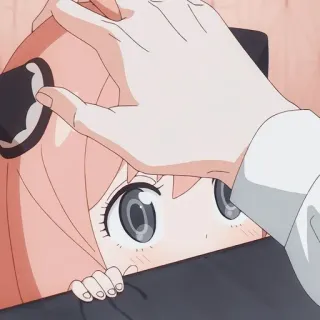 ☺️ 0bb3c20d Anya Spy x Family Anime, Kartun, Karakter, Elus kepala, Spy x Family, Anya telegram sticker