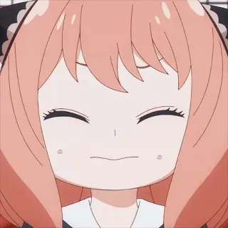 😣 26ced3e6 Anya Forger Spy x Family Anime, Spy x Family, Anya Forger, Kartun, Lucu, Kawaii telegram sticker