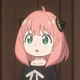 🥜 b1a8ec1f Anya Forger Spy x Family Anime, Spy x Family, Anya Forger, Kartun, Lucu, Gadis, Fan art, Rambut Merah Muda telegram sticker