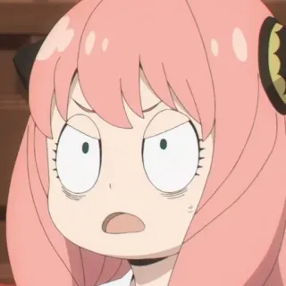 🥜 c024da67 Anya Forger Spy x Family Anime, Spy x Family, Anya Forger, Ekspresi, Kartun, Lucu telegram sticker