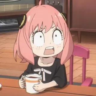 🥜 f09421c6 Anya Forger Spy x Family Anime, Karakter, Anya, Spy x Family, Kartun telegram sticker