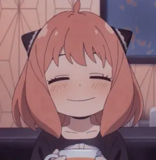 🌺 adaeef7d Anya Forger Spy x Family Anime, Spy x Family, Anya Forger, Desenho animado, Fofo, Garota, Ilustração telegram sticker