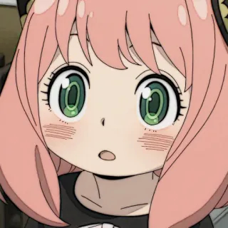 🎟 093fa318 Anya Forger Spy x Family 动漫, 漫画, 间谍过家家, 阿尼亚·福杰, 可爱, 卡通 whatsapp sticker